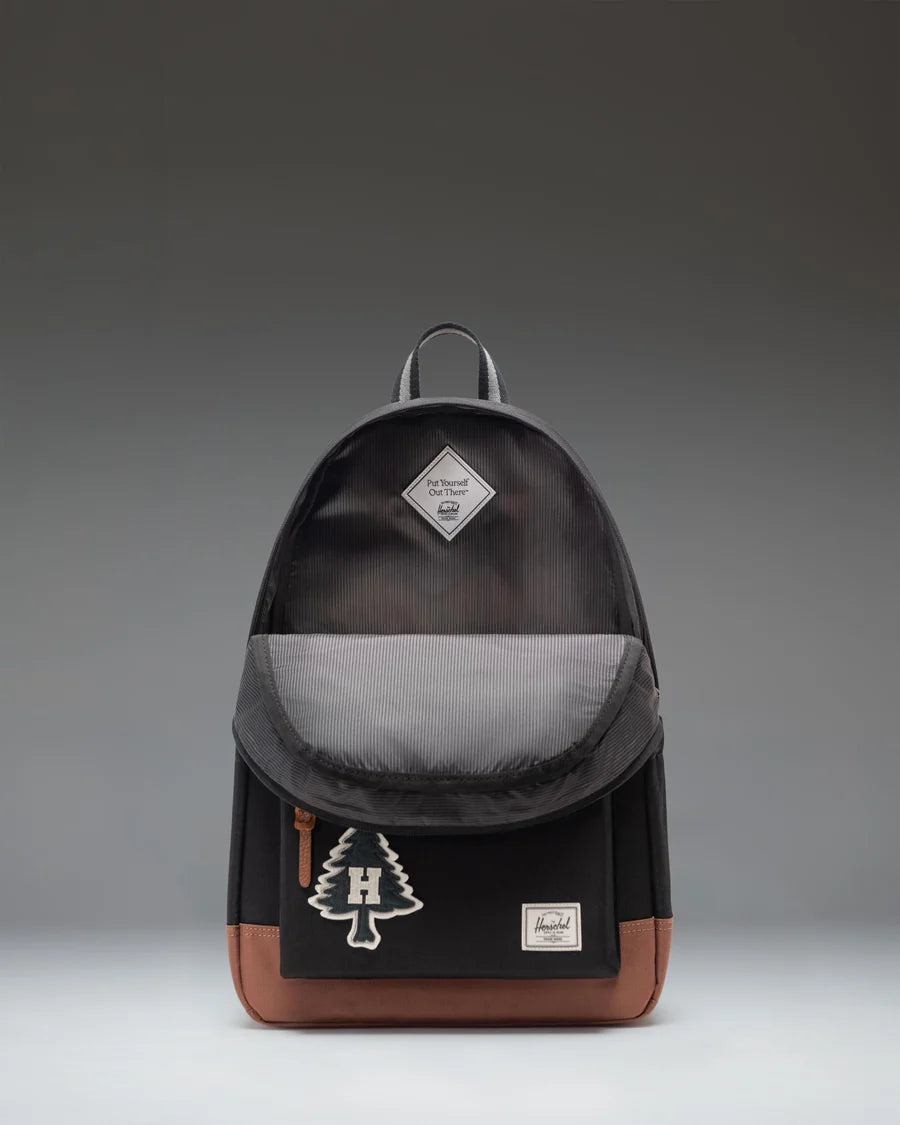 HERSCHEL HERITAGE BAKCPACK PATCHES BLACK