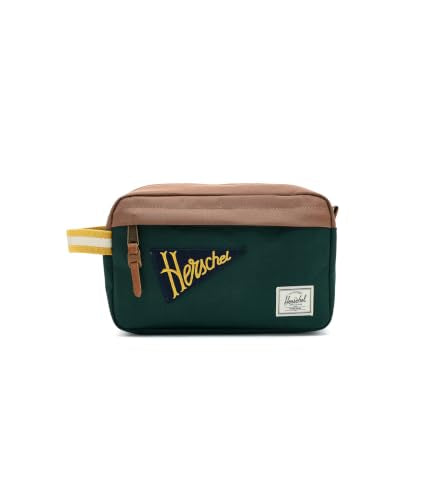 HERSCHEL CHAPTER TRAVEL KIT PATCHES GREEN GAL