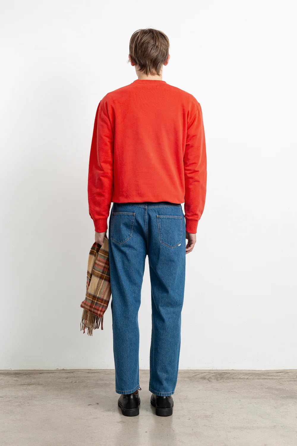 EDMMOND CORE LOGO CREWNECK PLAIN RED