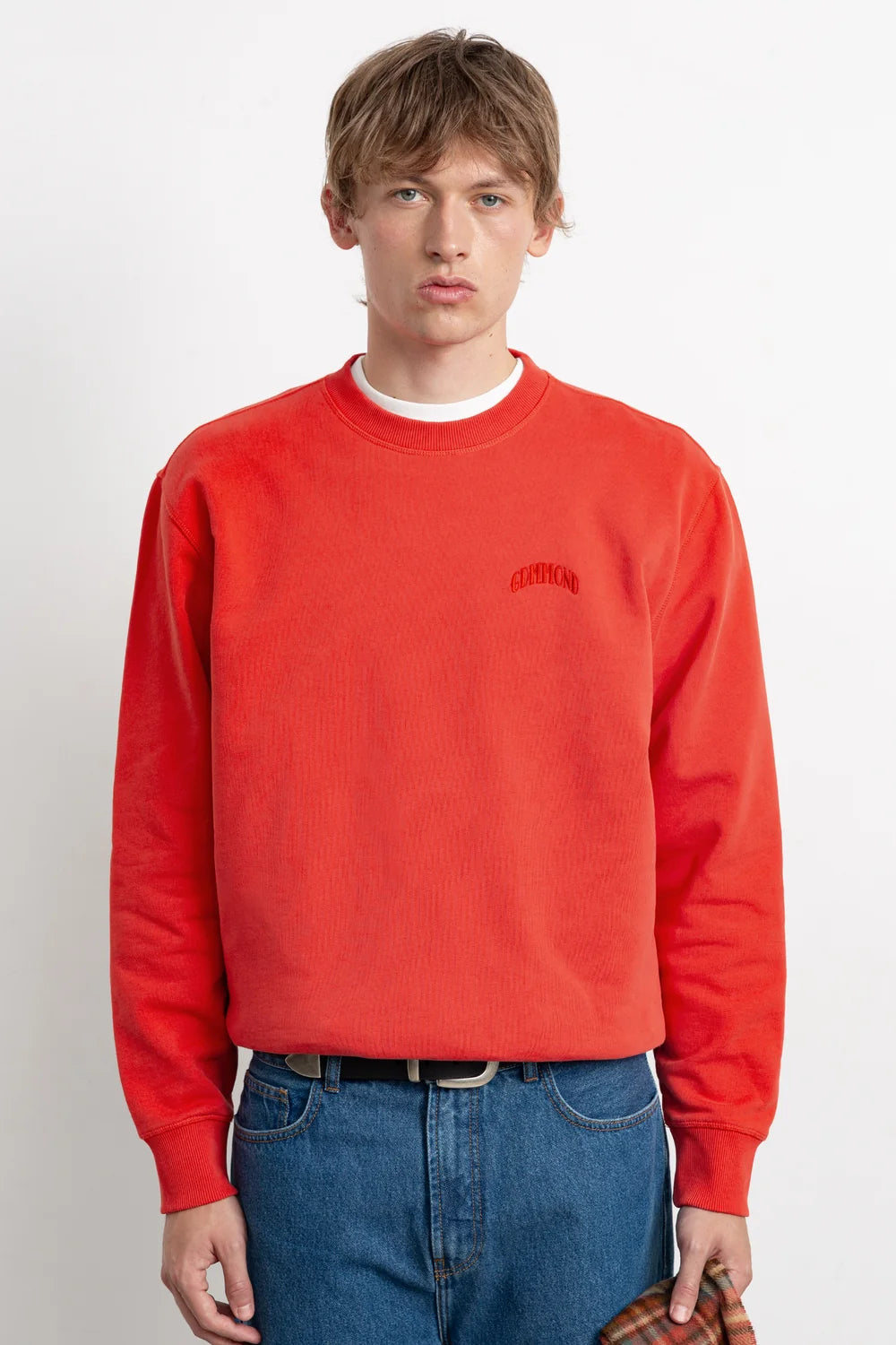 EDMMOND CORE LOGO CREWNECK PLAIN RED