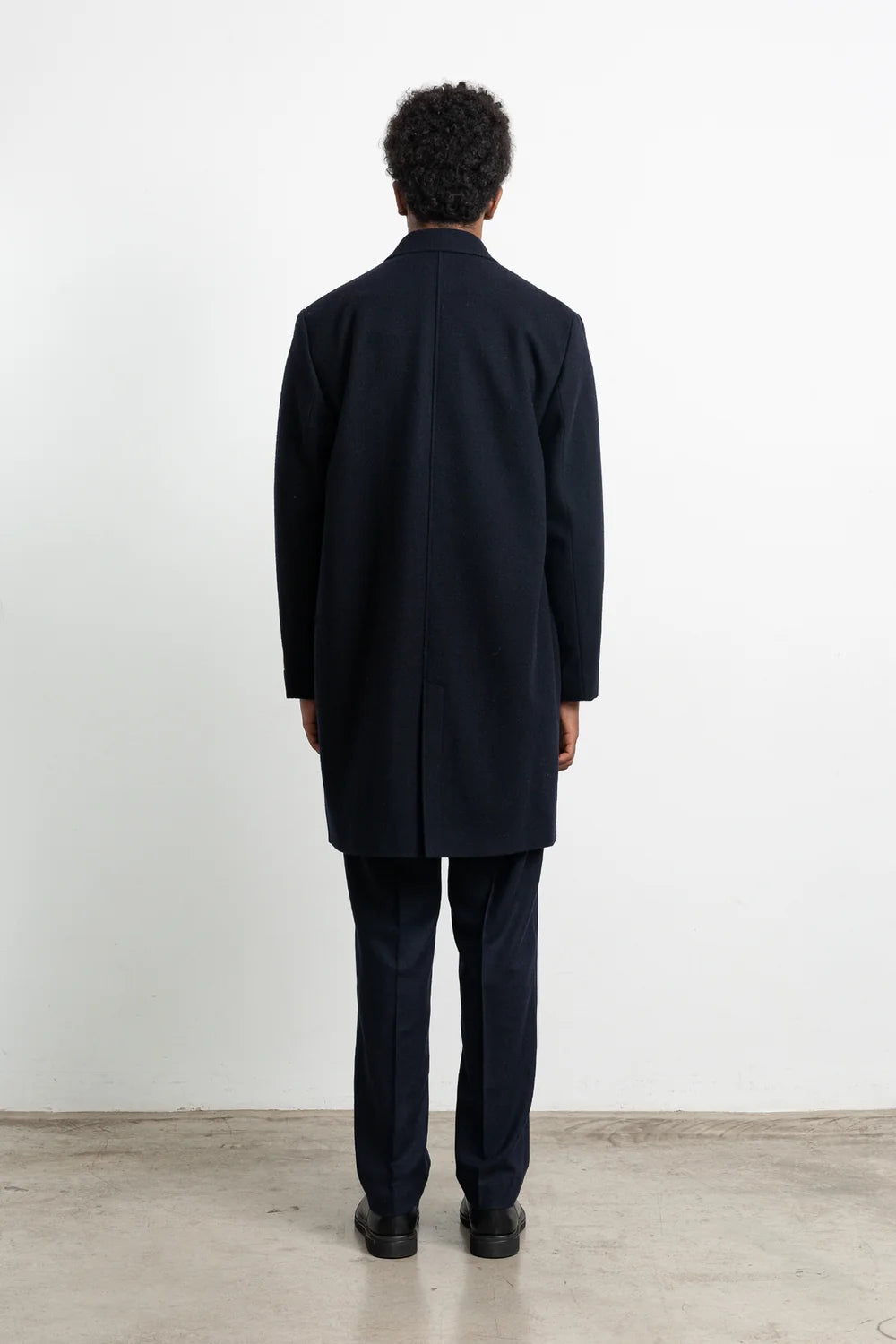 EDMMOND LEGACY COAT PLAIN NAVY