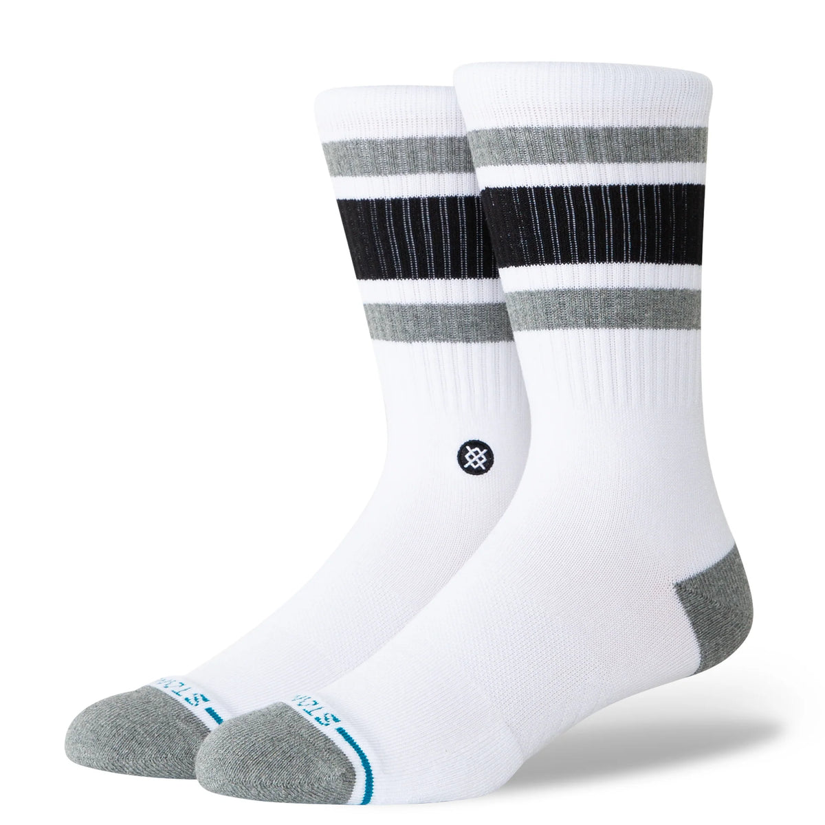 STANCE BOYD CREW SOCK WHITE