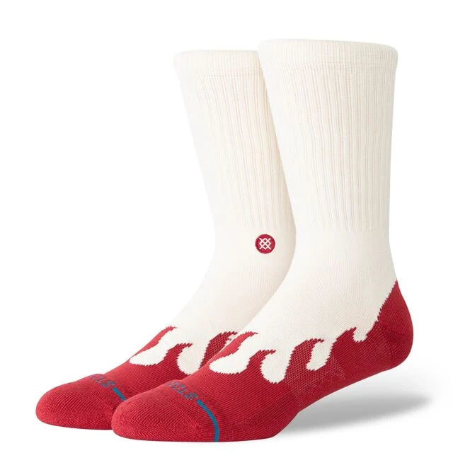 STANCE HEATING UP CREW RED