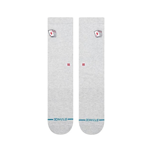 STANCE HIT ME CREW SOCK HEATHER GREY