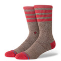 STANCE SOCK MONKEY CREW BROWN