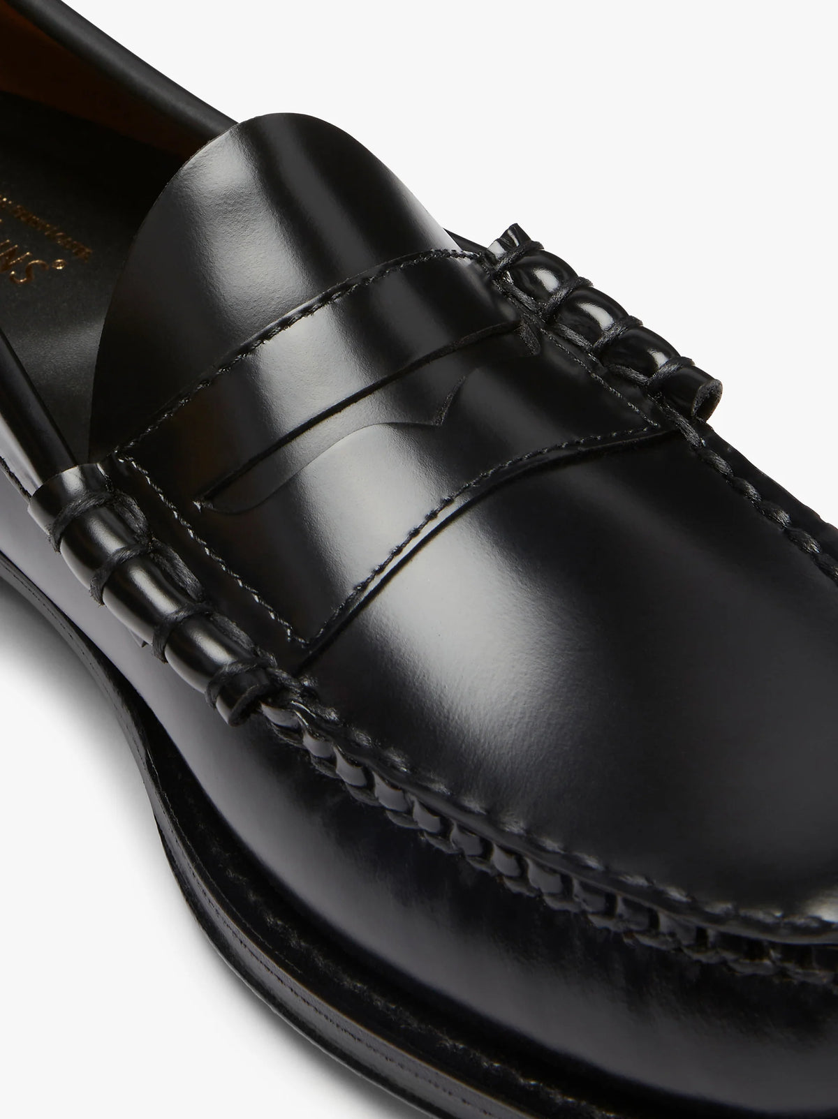 G.h. Bass Penny Weejuns Larson Penny Pelle nera