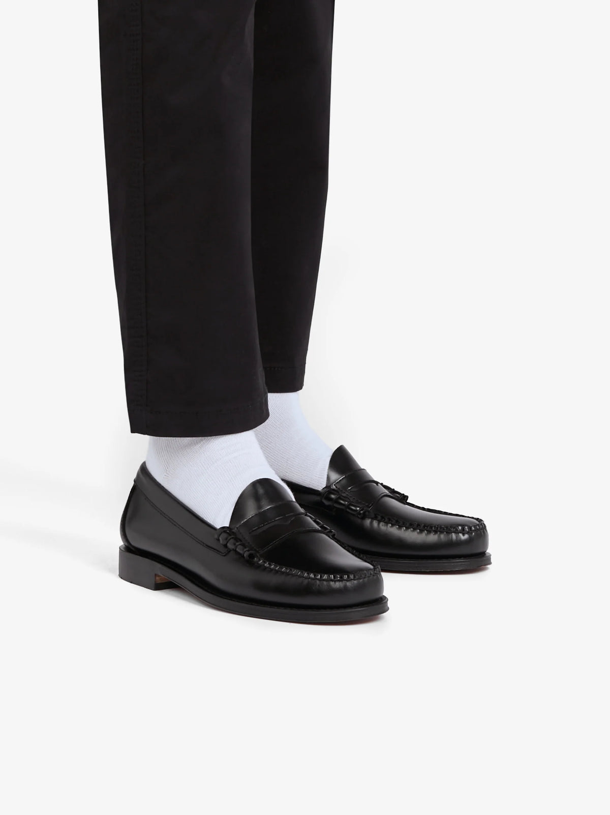G.h. Bass Penny Weejuns Larson Penny Pelle nera
