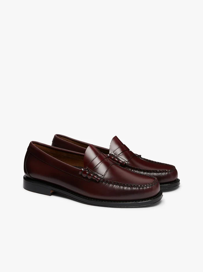 G.h. Bass Penny Weejuns Larson Penny Pelle color vino