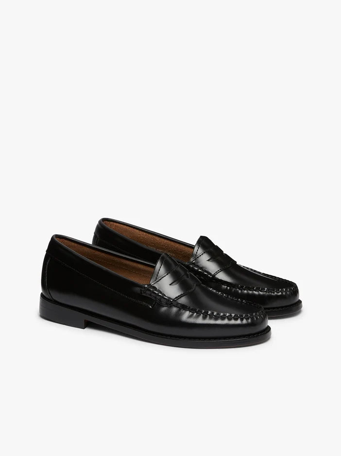 G.h. Bass Penny Weejuns Penny Pelle nera (Donna)