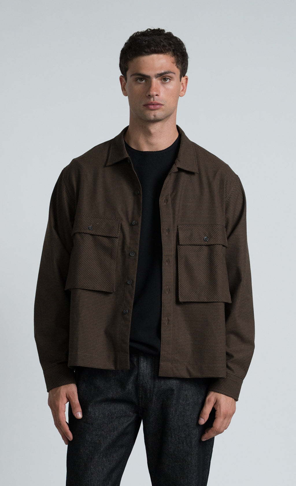 Wooden Camicia Billy – Check Marrone