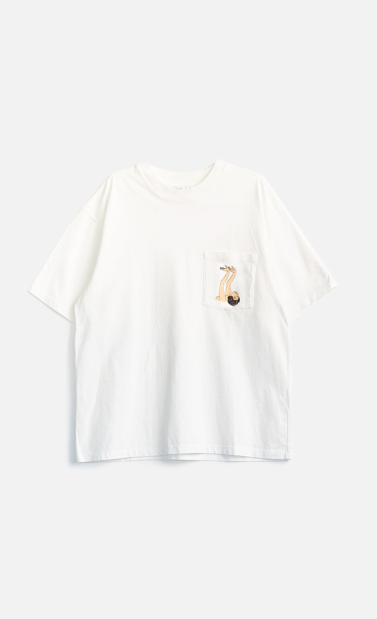 Wooden T-Shirt Crop Woman – Bianco
