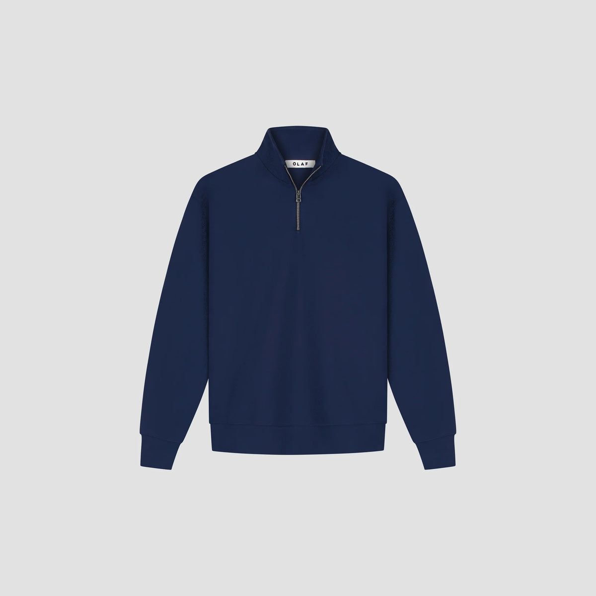 OLAF HUSSEIN ESSENTIAL HALF ZIP SWEAT - NAVAL ACADEMY
