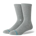STANCE ICON CREW SOCK GREY HEATHER