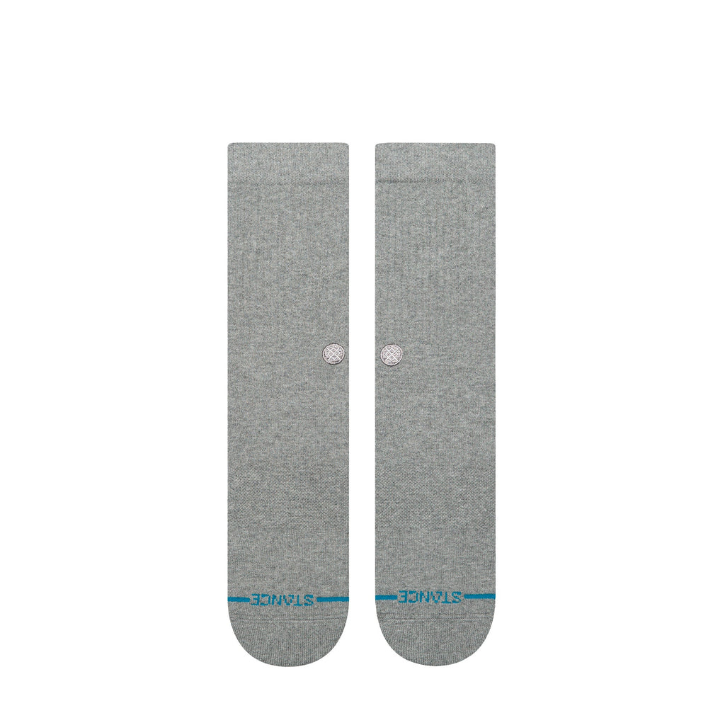 STANCE ICON CREW SOCK GREY HEATHER