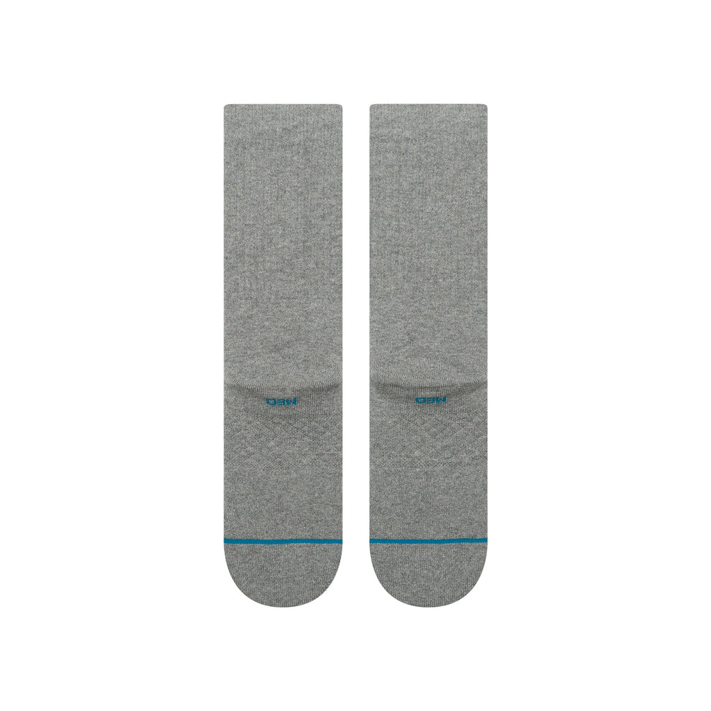 STANCE ICON CREW SOCK GREY HEATHER