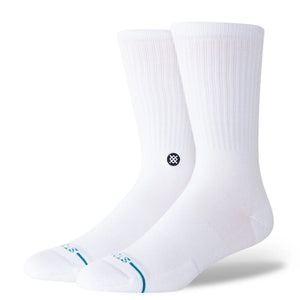 STANCE ICON CREW SOCK WHITE
