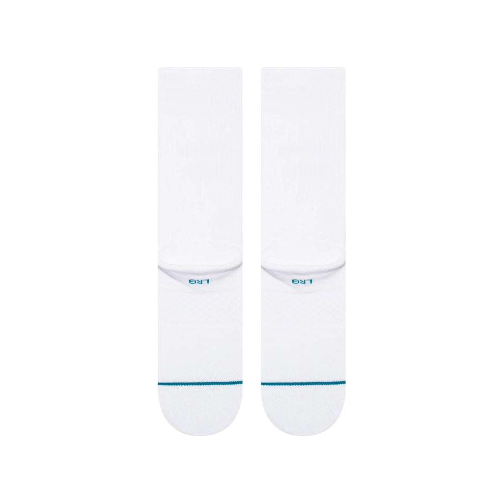 STANCE ICON CREW SOCK WHITE