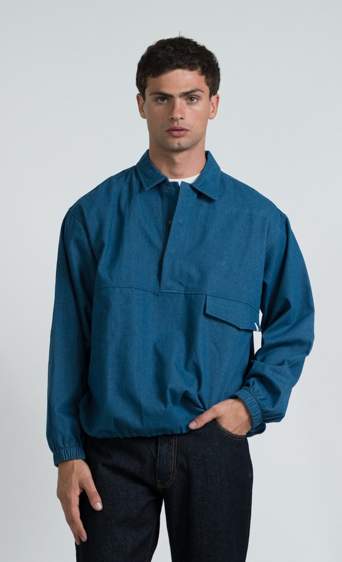 Wooden Ohio Overshirt – Blue Denim