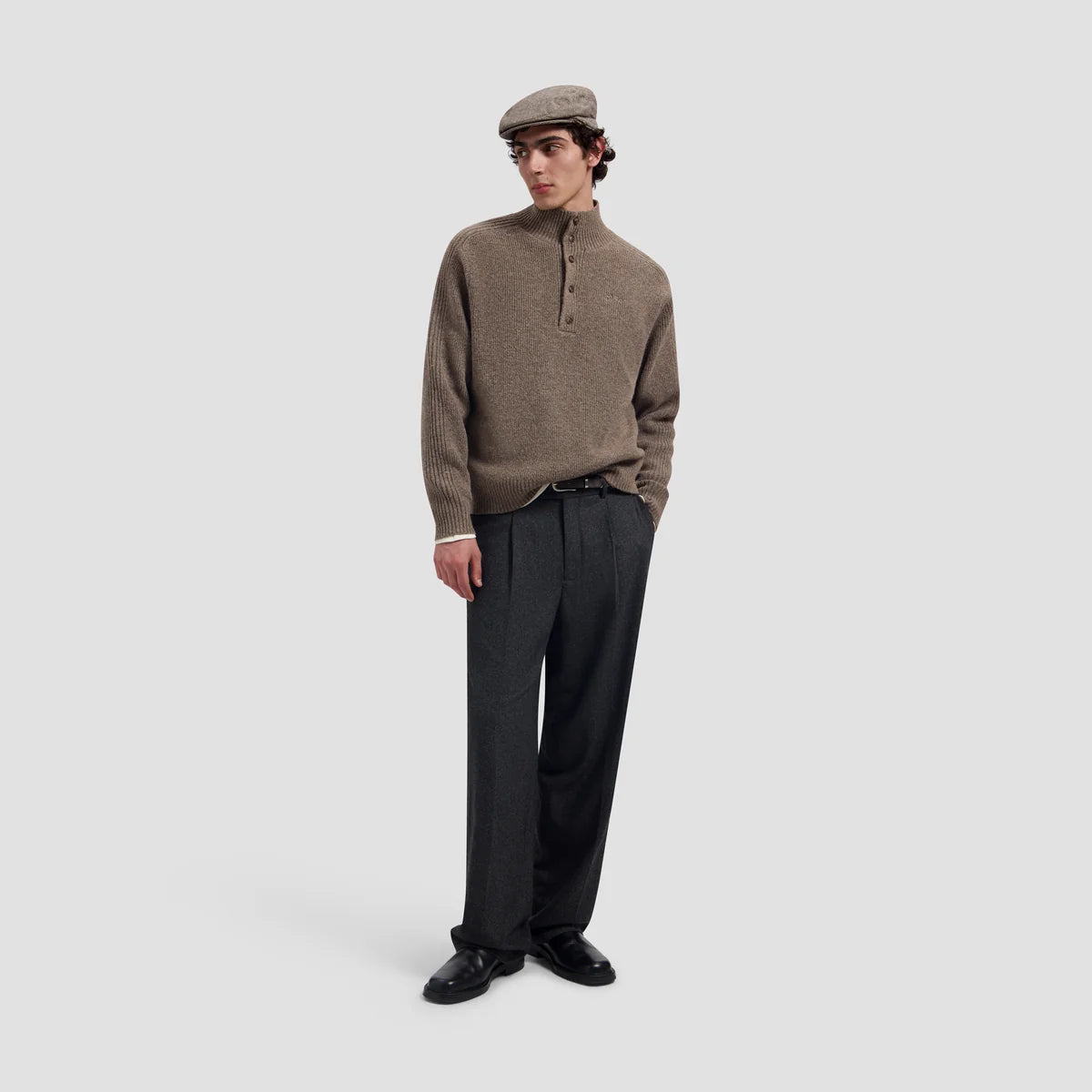 OLAF HUSSEIN KNITTED MOCK NECK - TREEHOUSE