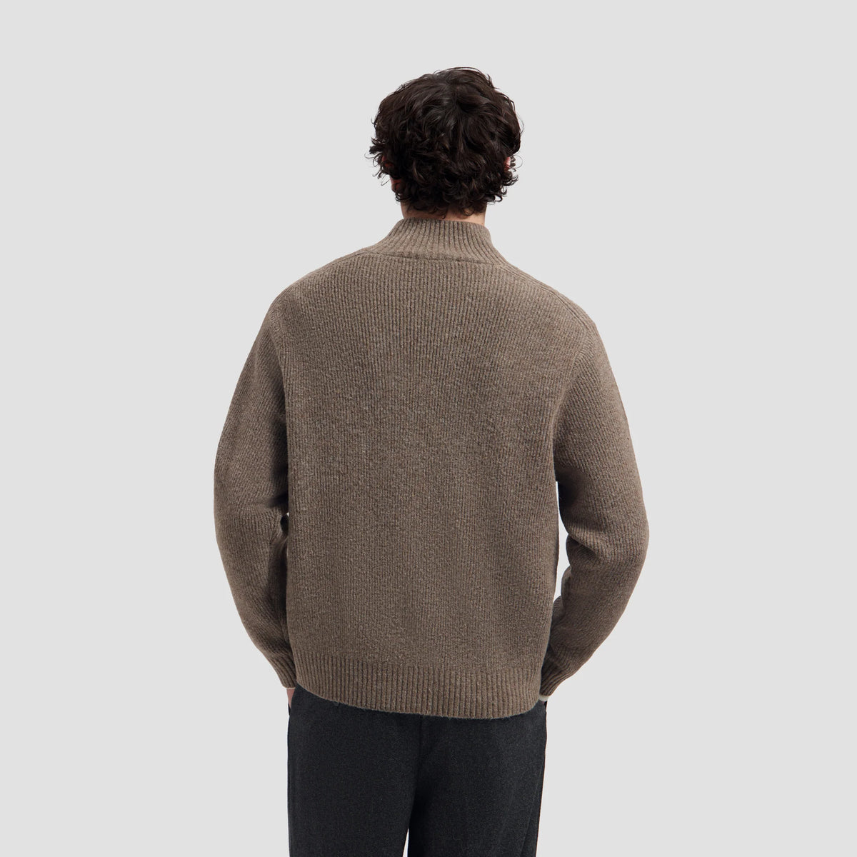 OLAF HUSSEIN KNITTED MOCK NECK - TREEHOUSE