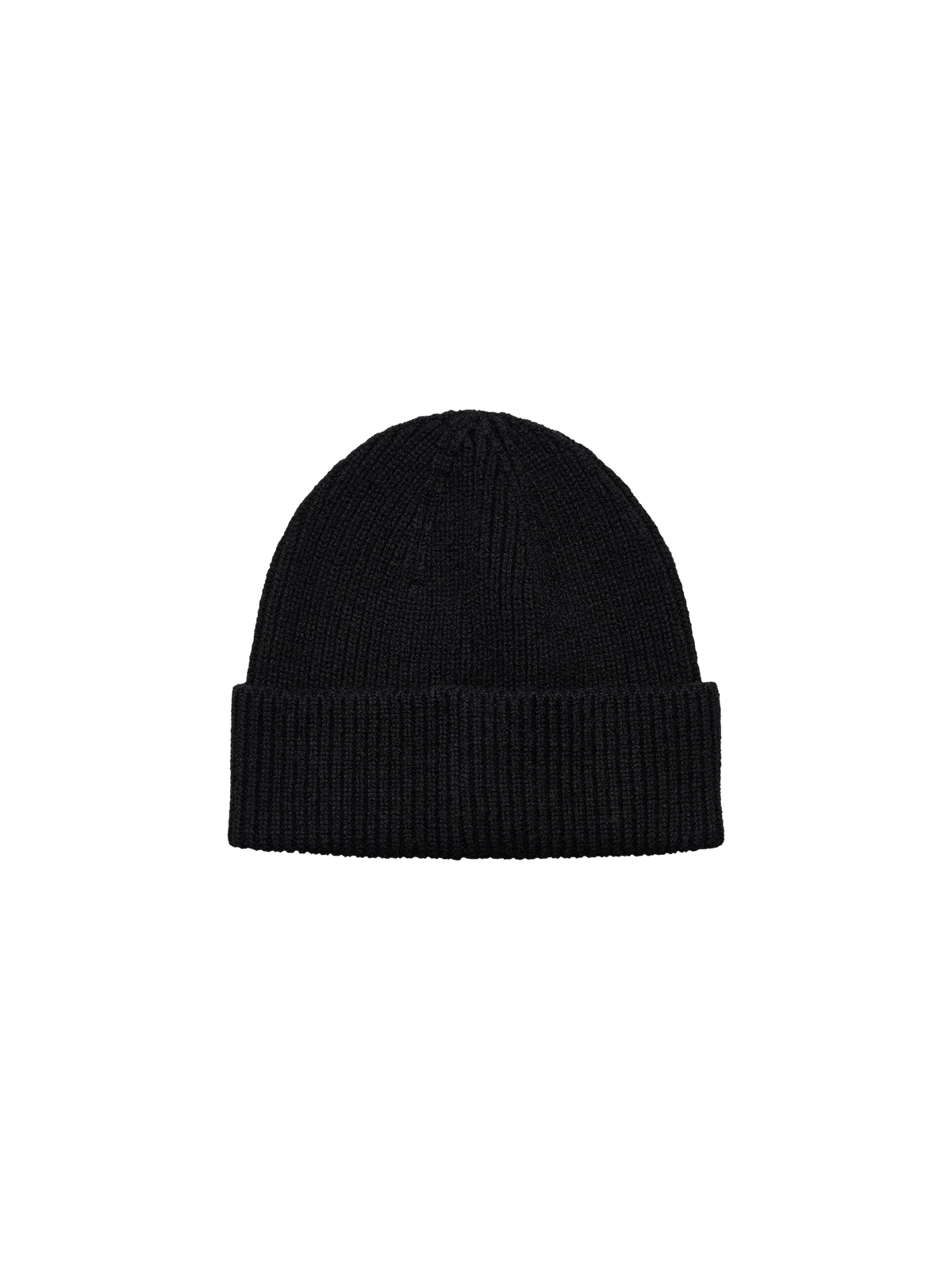 HALO WOOL RIB BEANIE BLACK