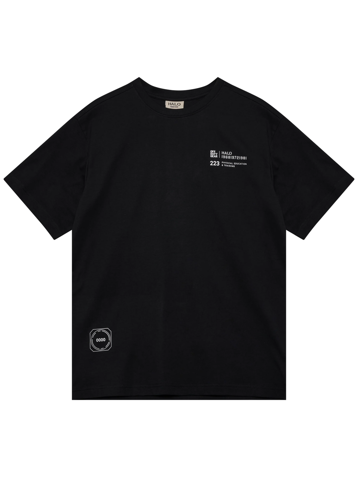 HALO GRAPHIC T-SHIRT BLACK/SURF THE WEB
