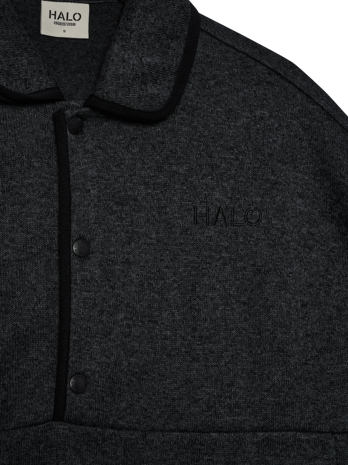 HALO FUSION POLO KNIT RAVEN