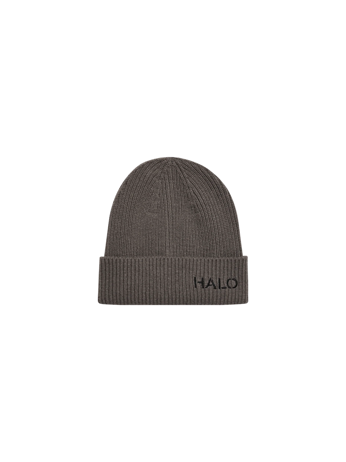 HALO WOOL RIB BEANIE BROWN (CAPERS)