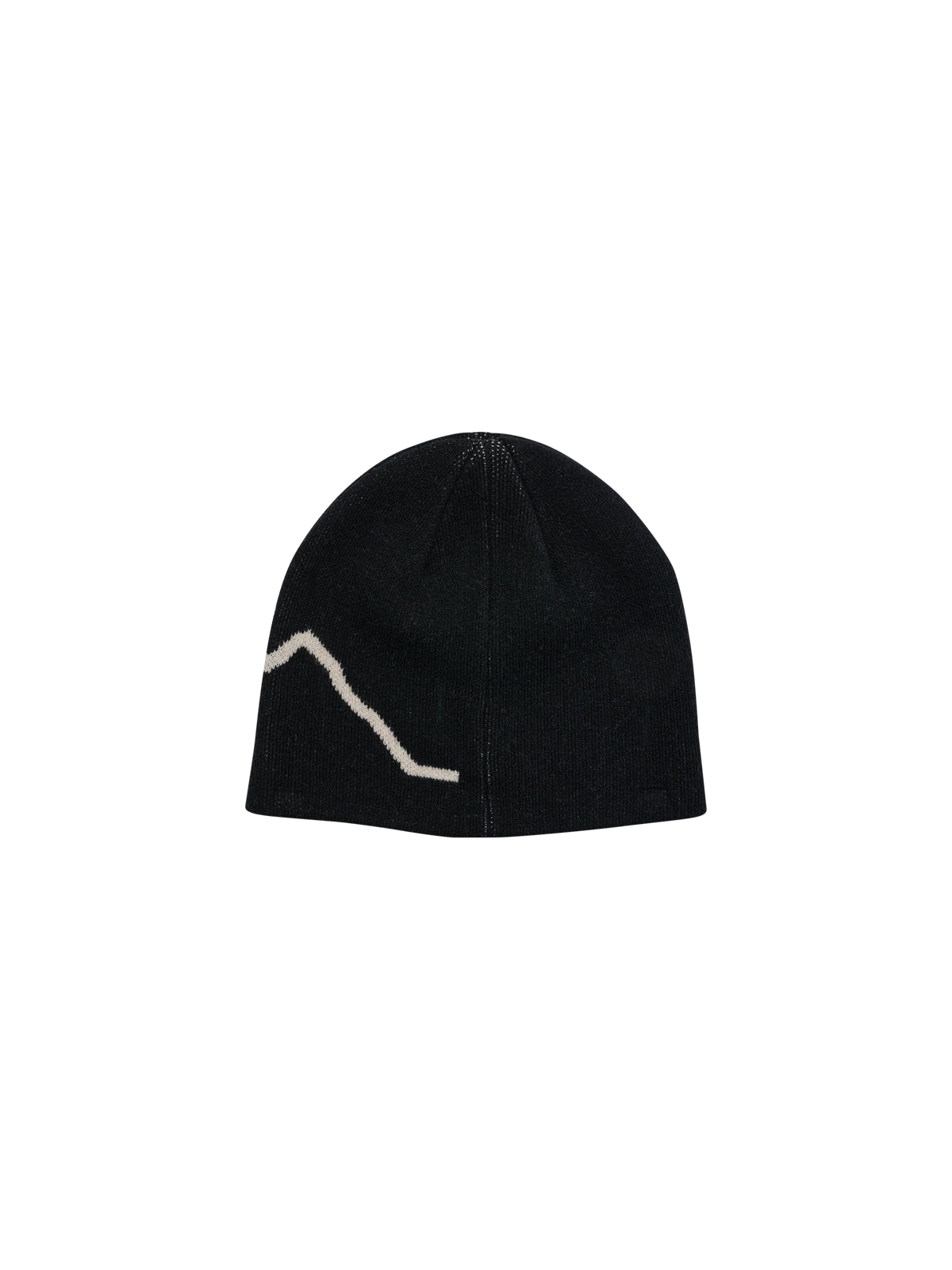 HALO LOGO BEANIE BLACK (BLACK/MARSHMALLOW)