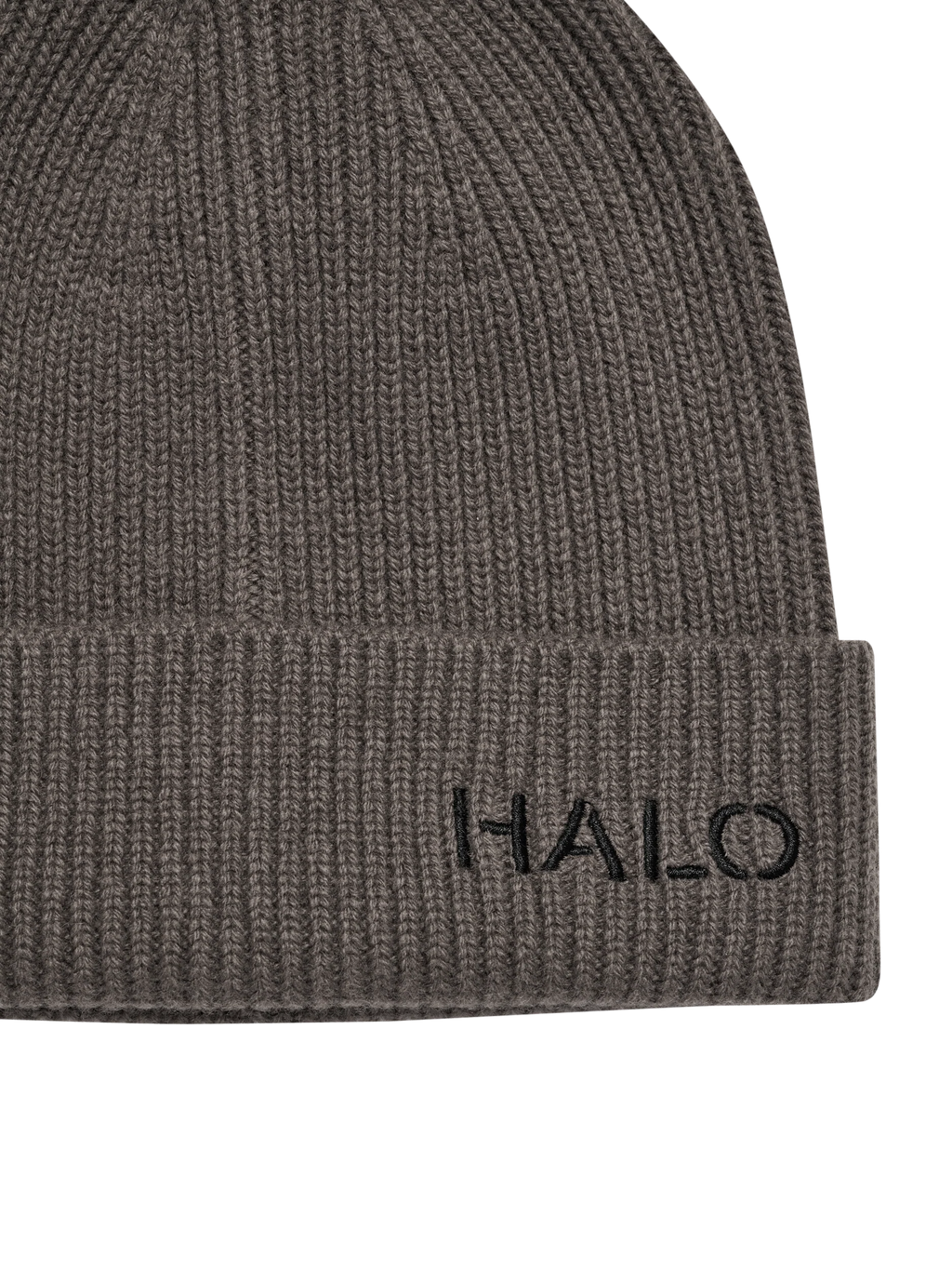 HALO WOOL RIB BEANIE BROWN (CAPERS)