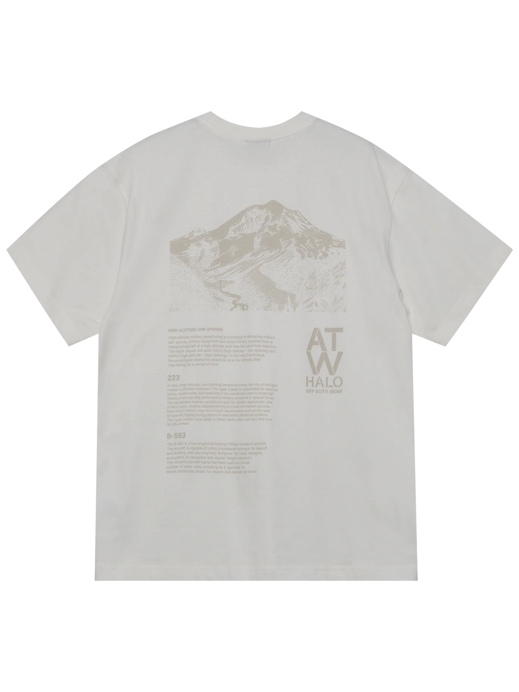 HALO GRAPHIC T-SHIRT MARSHMALLOW/BRIGHT WHITE