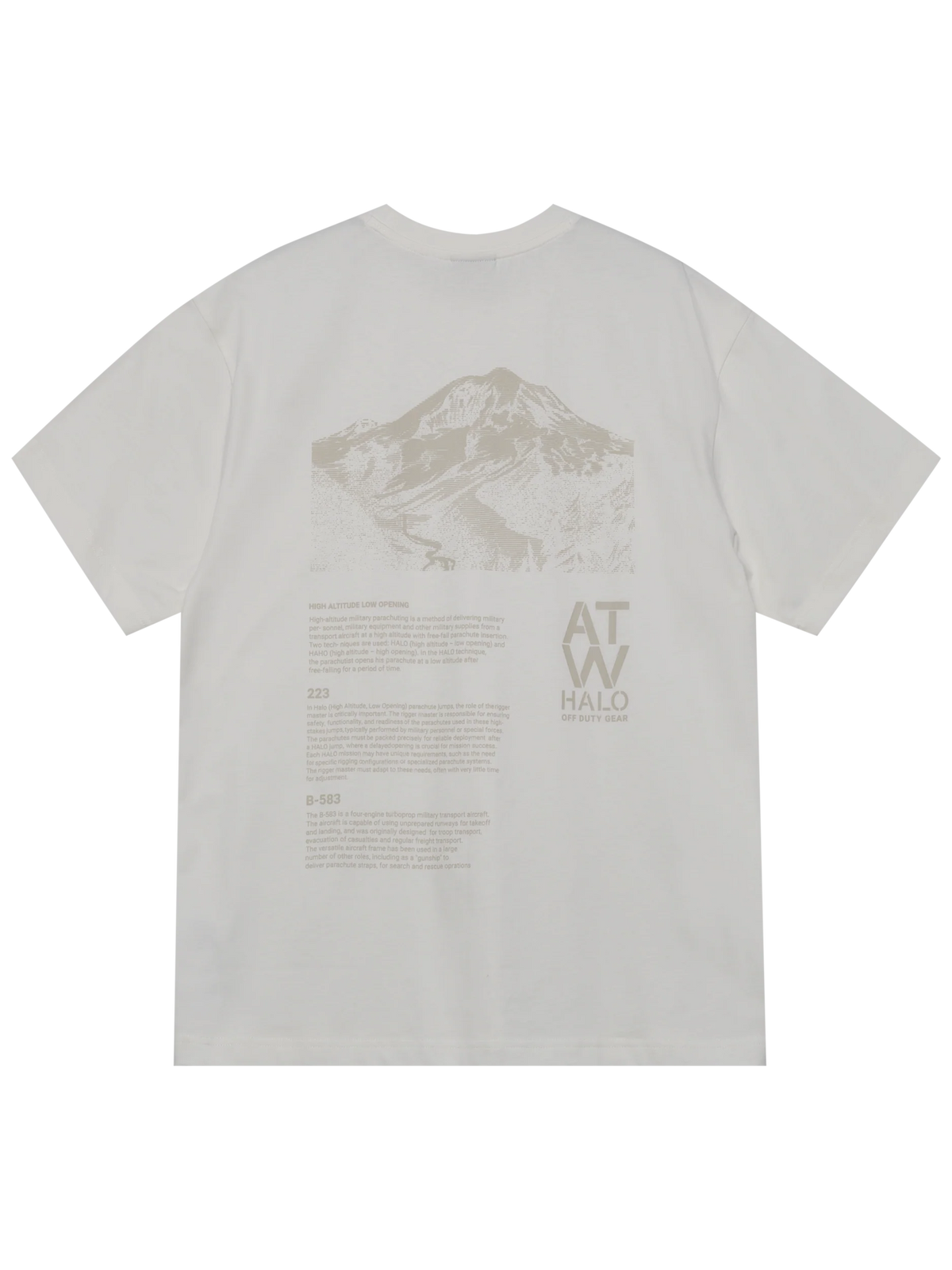 HALO GRAPHIC T-SHIRT MARSHMALLOW/BRIGHT WHITE