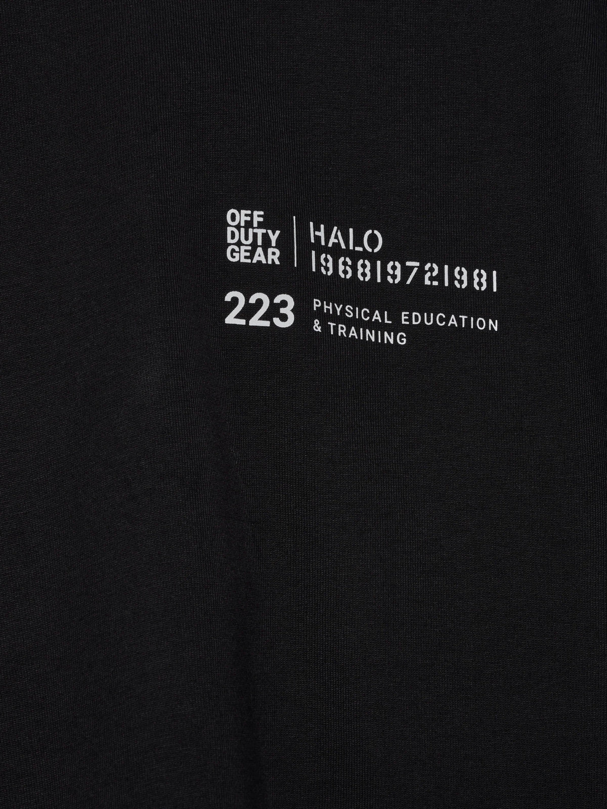 HALO GRAPHIC T-SHIRT BLACK/SURF THE WEB