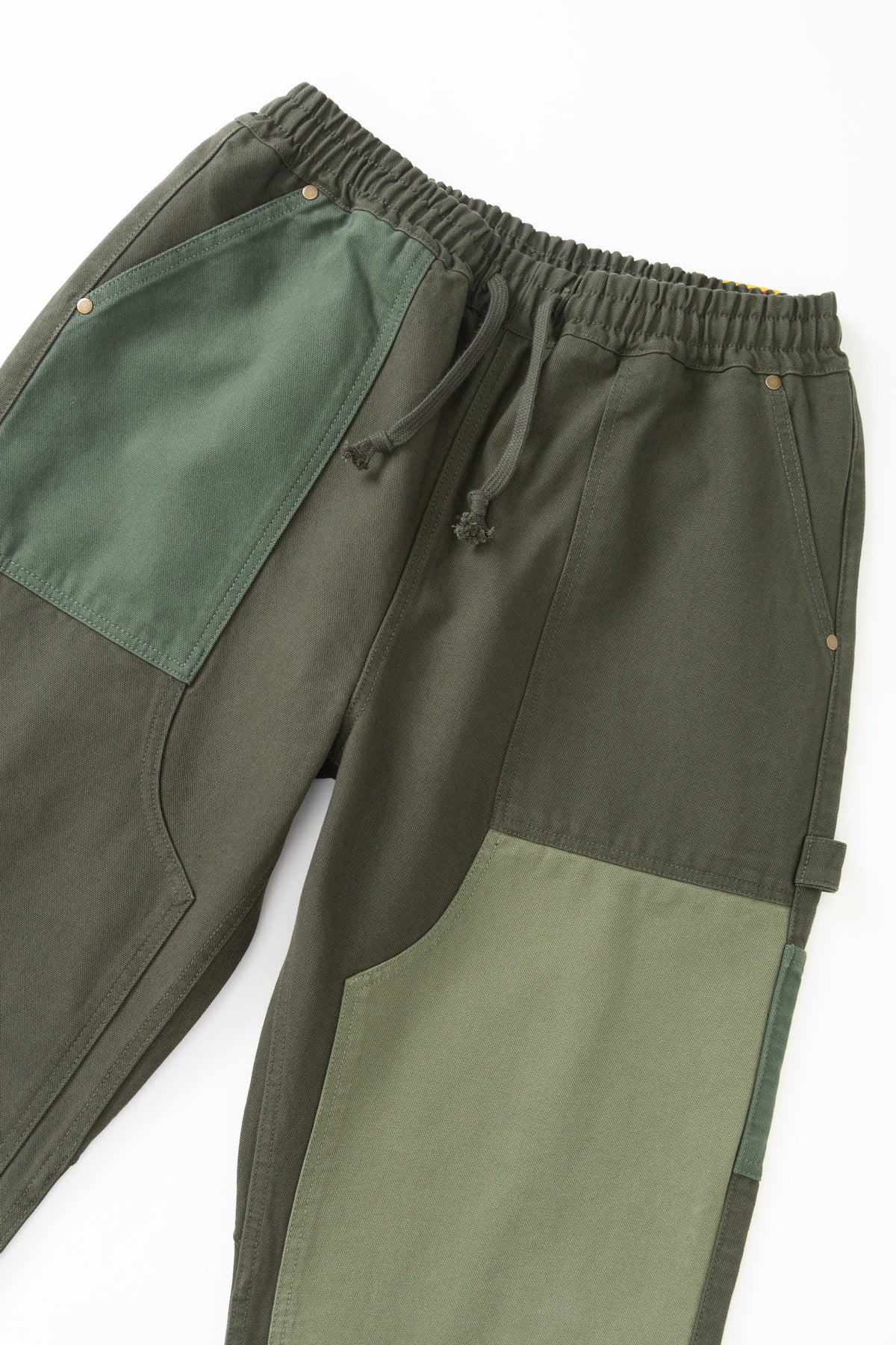 Service Works Patchwork Utility Chef Pants - Green