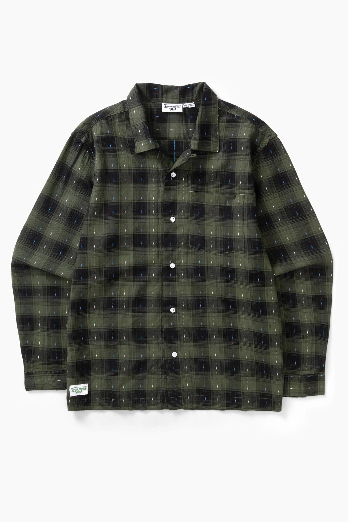 Service Works Drag Stitch Resort Shirt - Olive