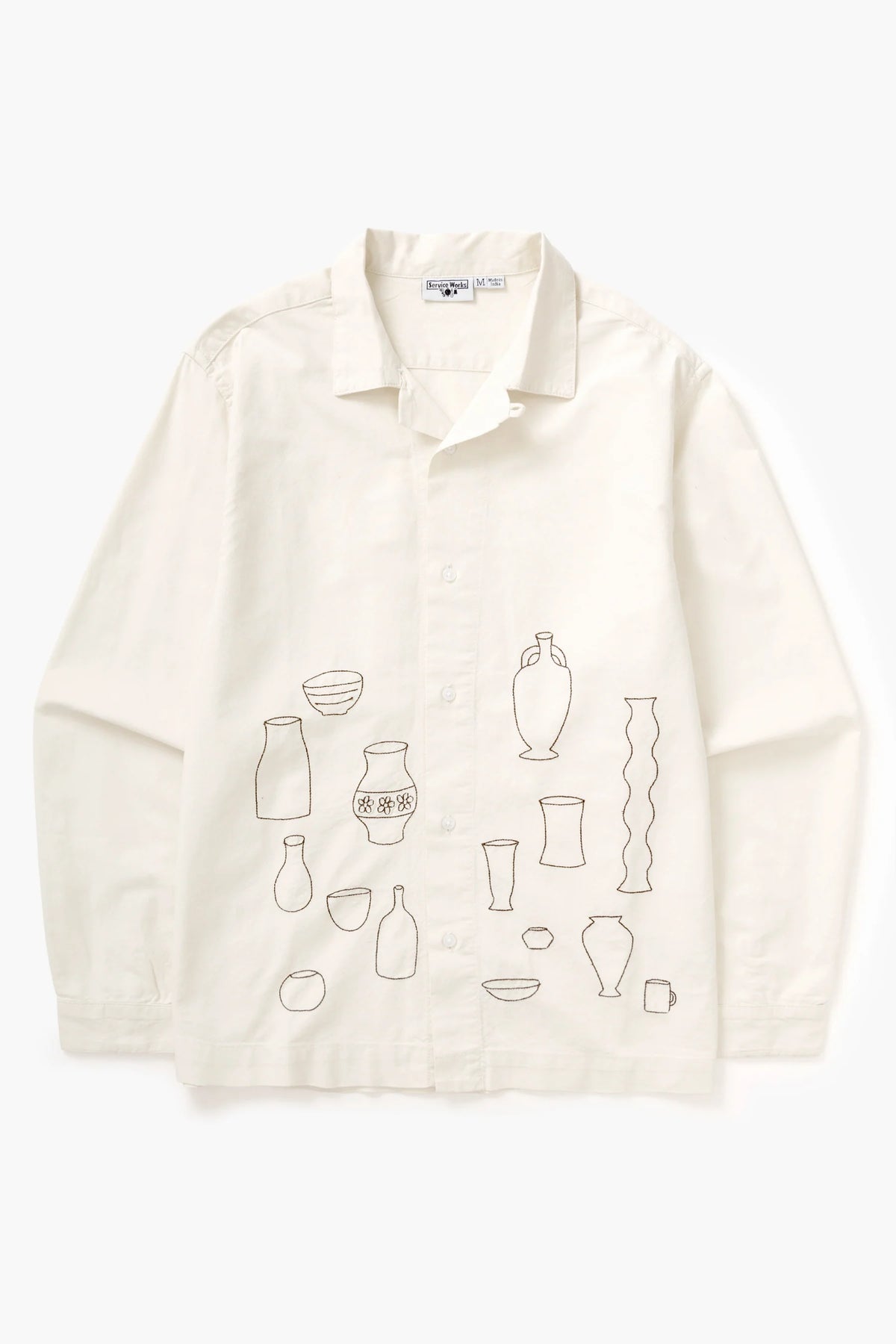 Service Works Ceramic Resort Shirt - Off White