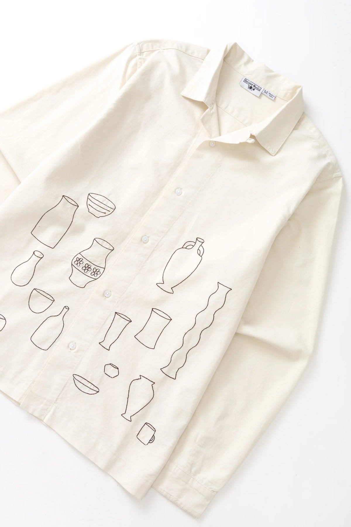 Service Works Ceramic Resort Shirt - Off White