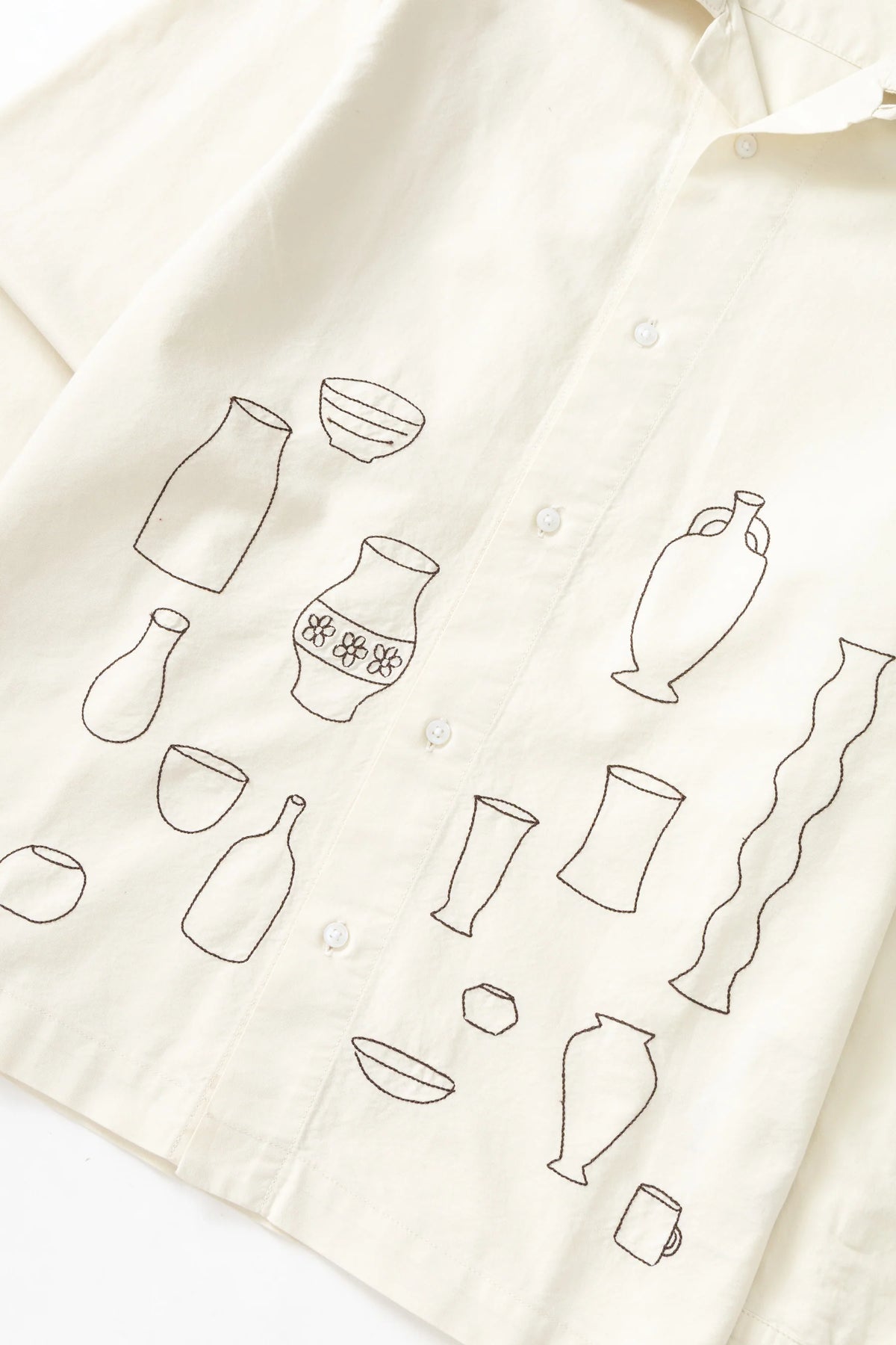 Service Works Ceramic Resort Shirt - Off White