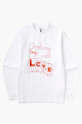 Service Works L O V E Long Sleeve Tee - White