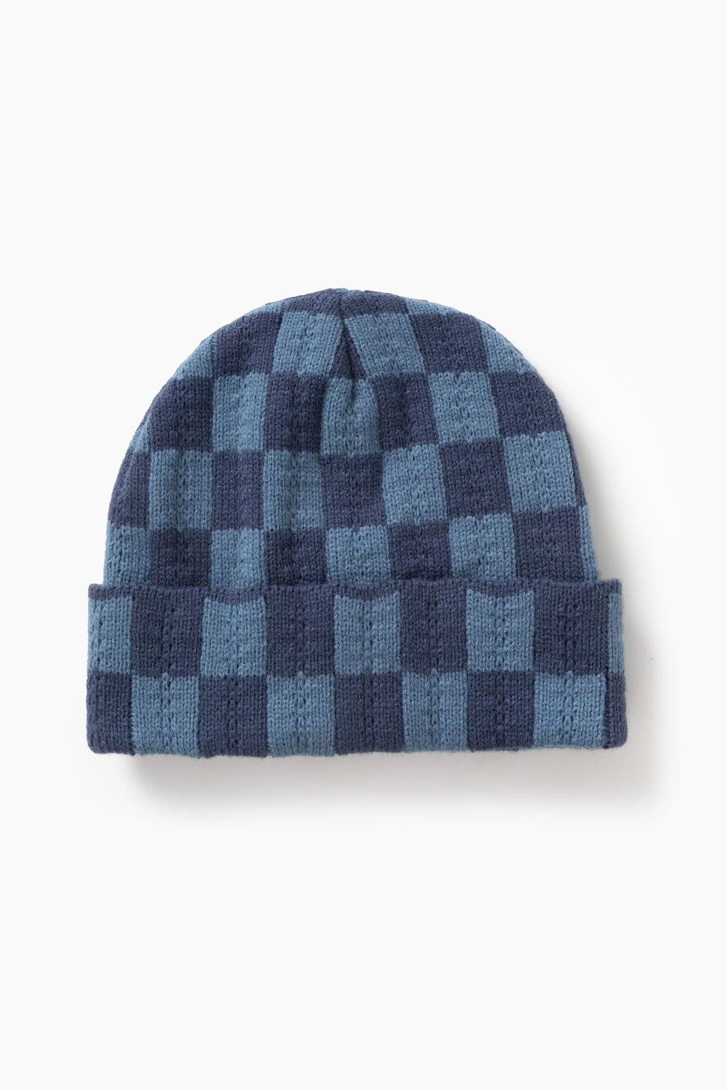 Service Works Chunky Check Beanie - Navy