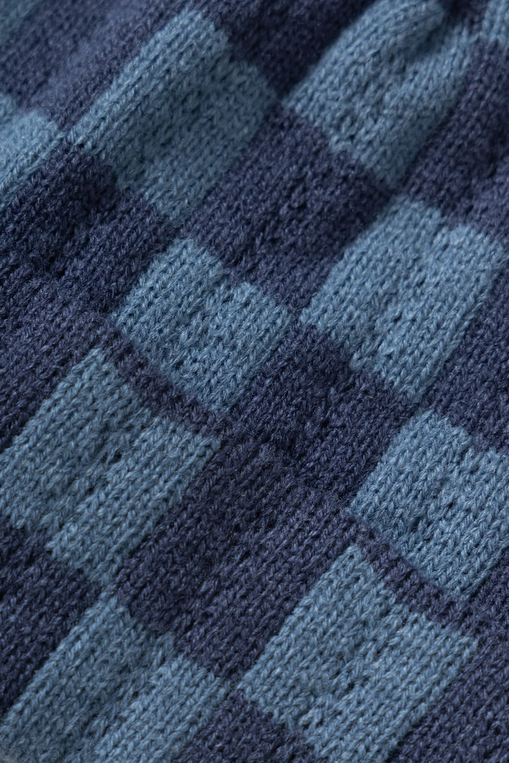 Service Works Chunky Check Beanie - Navy