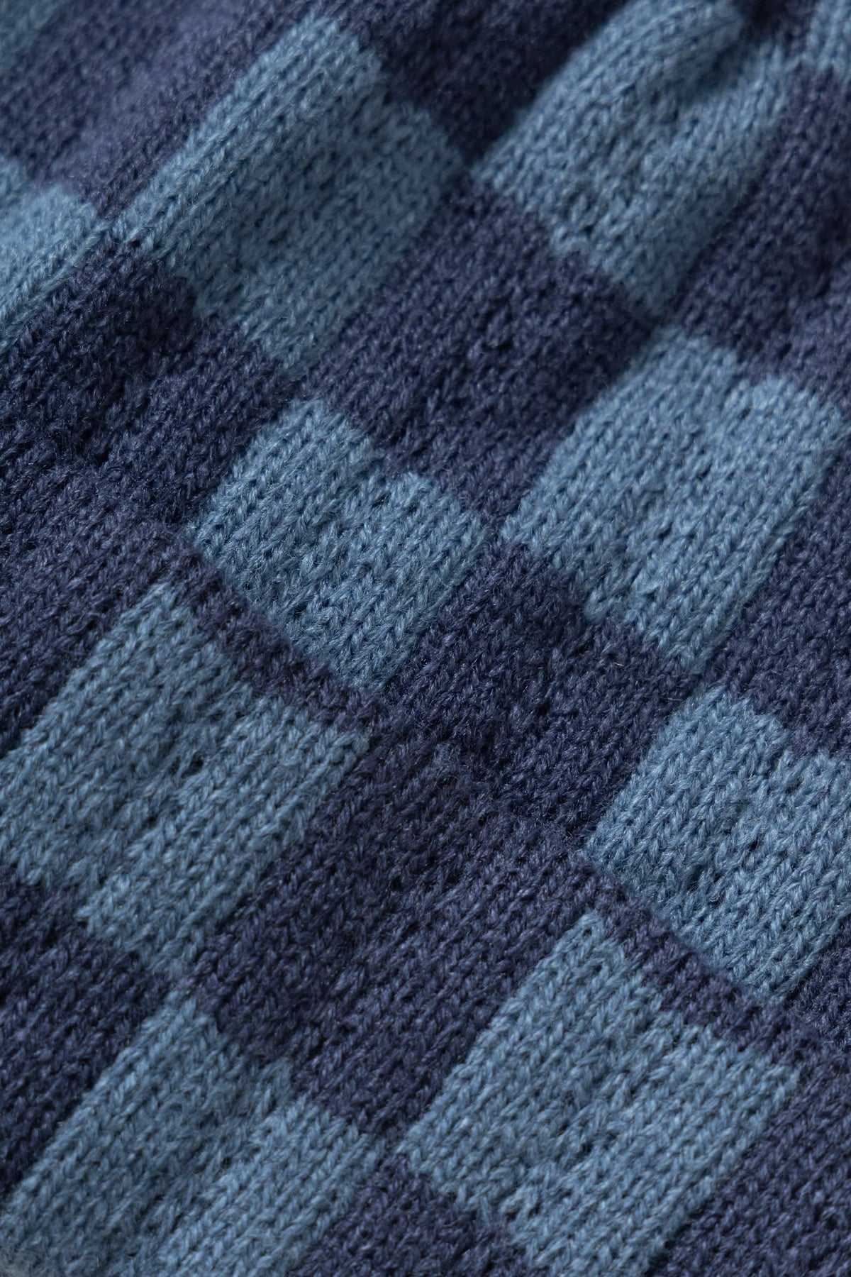 Service Works Chunky Check Beanie - Navy