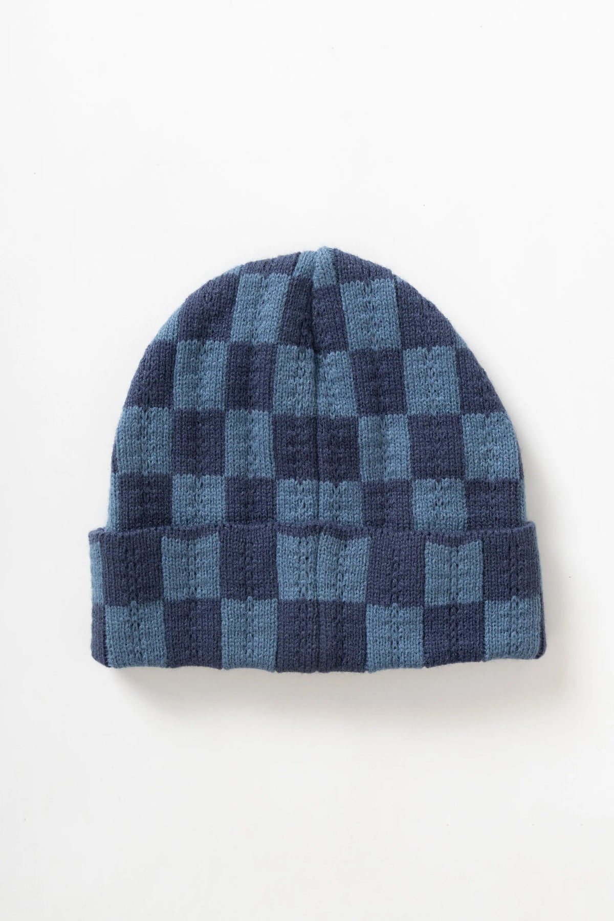 Service Works Chunky Check Beanie - Navy