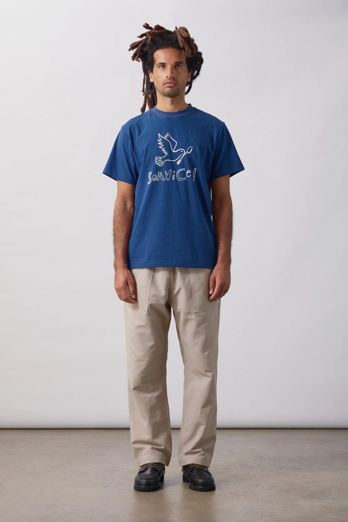Service Works Dove Tee - Navy