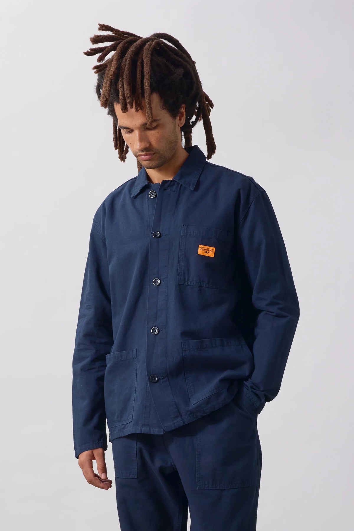 Service Works Classic Chore Shirt Dark Navy