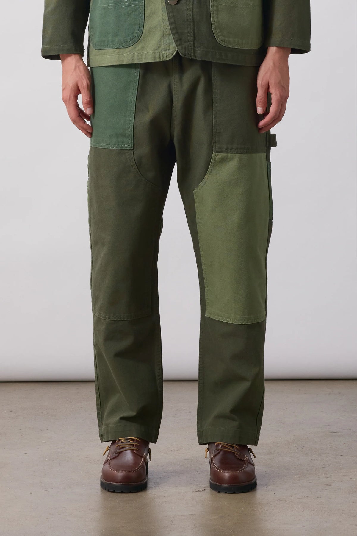 Service Works Patchwork Utility Chef Pants - Green