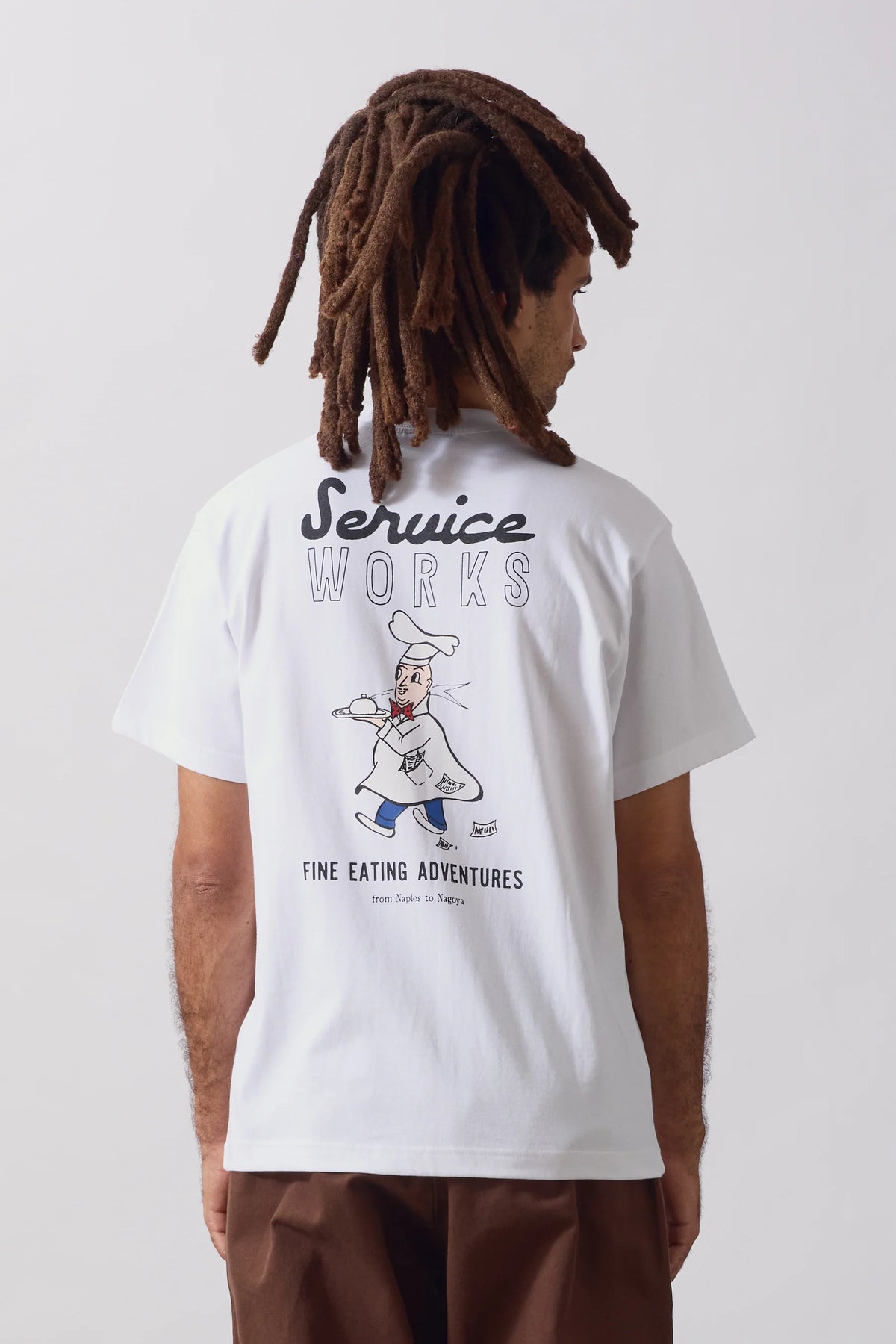 Service Works Eating Adventures Tee White