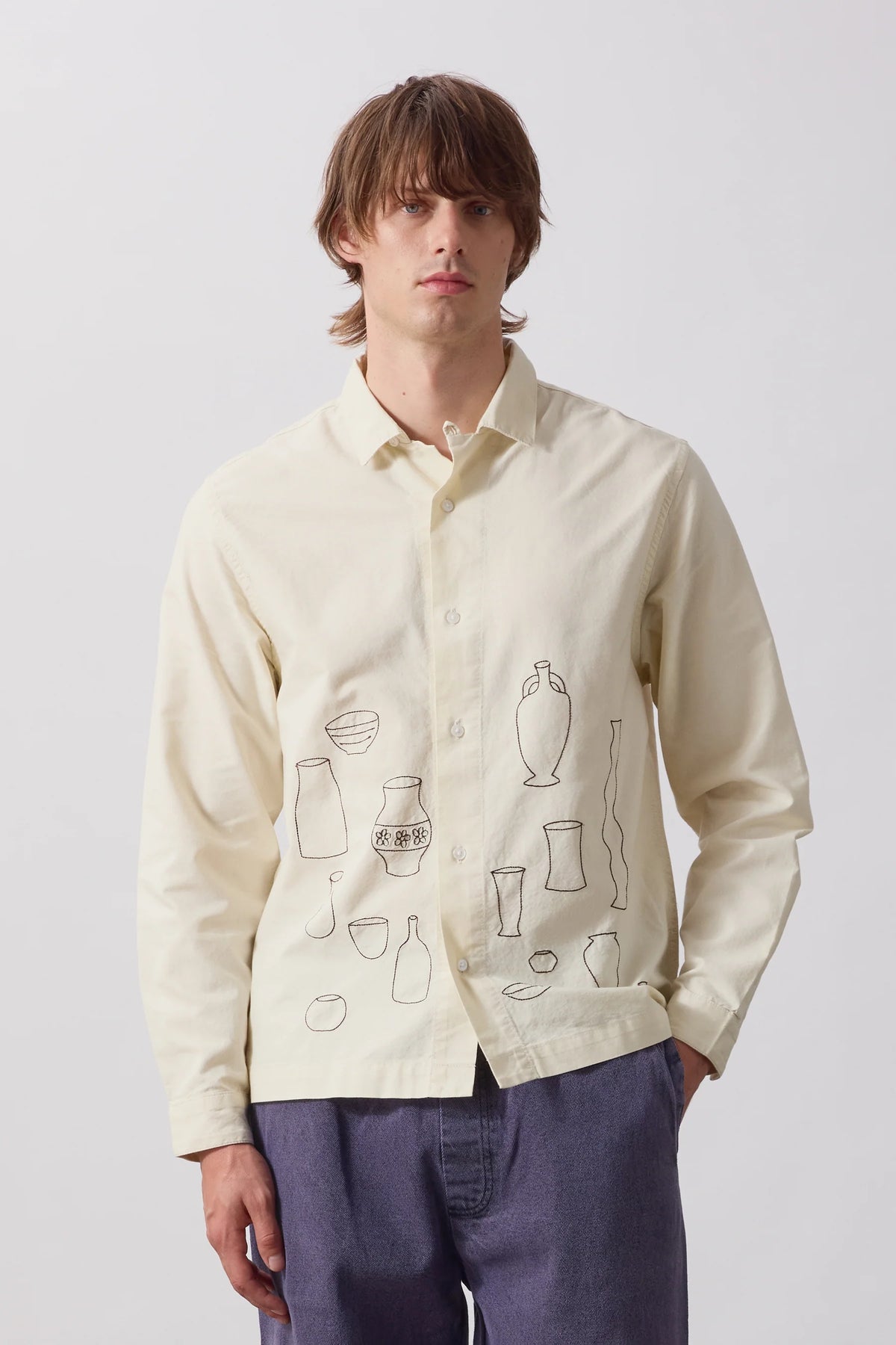 Service Works Ceramic Resort Shirt - Off White