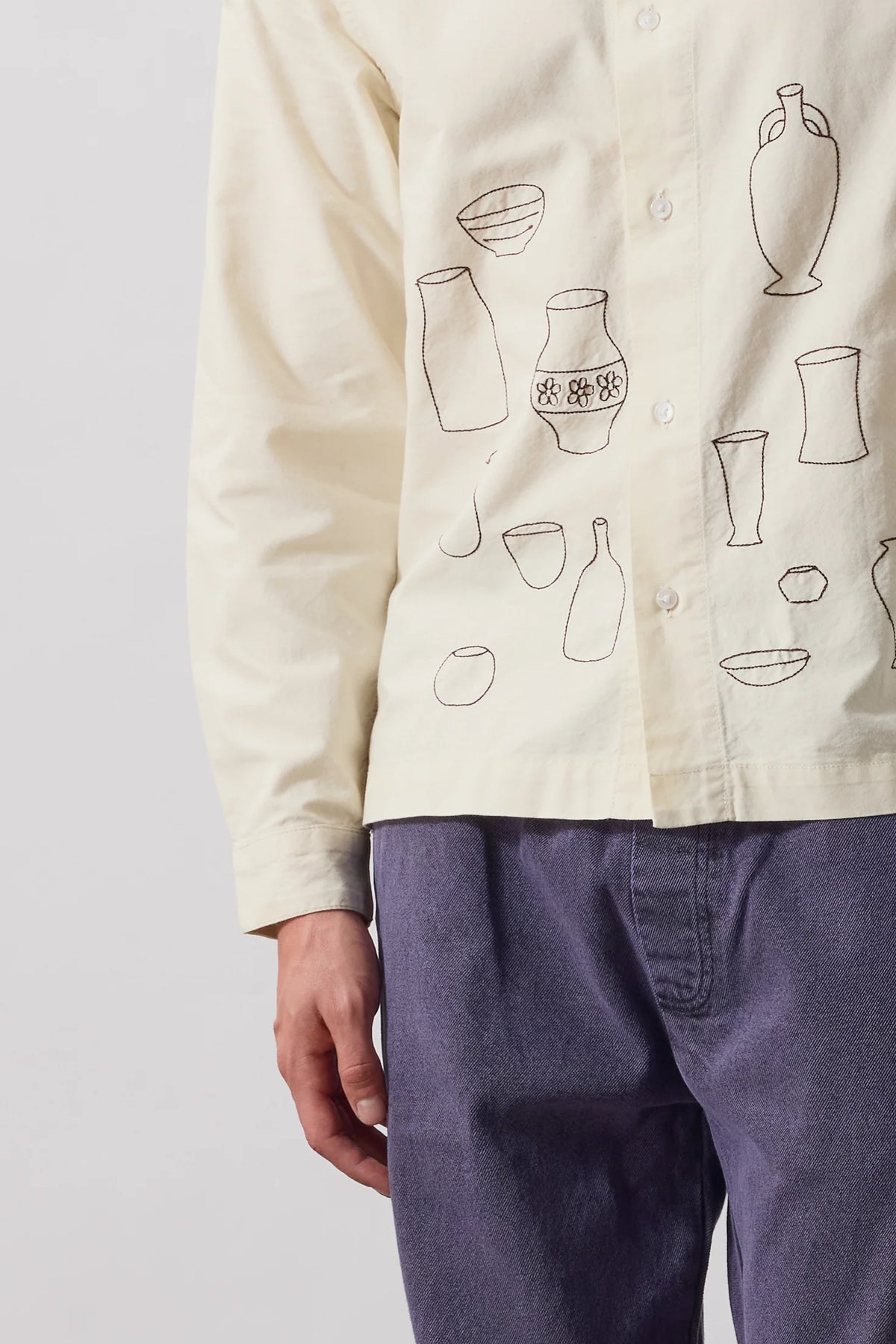 Service Works Ceramic Resort Shirt - Off White