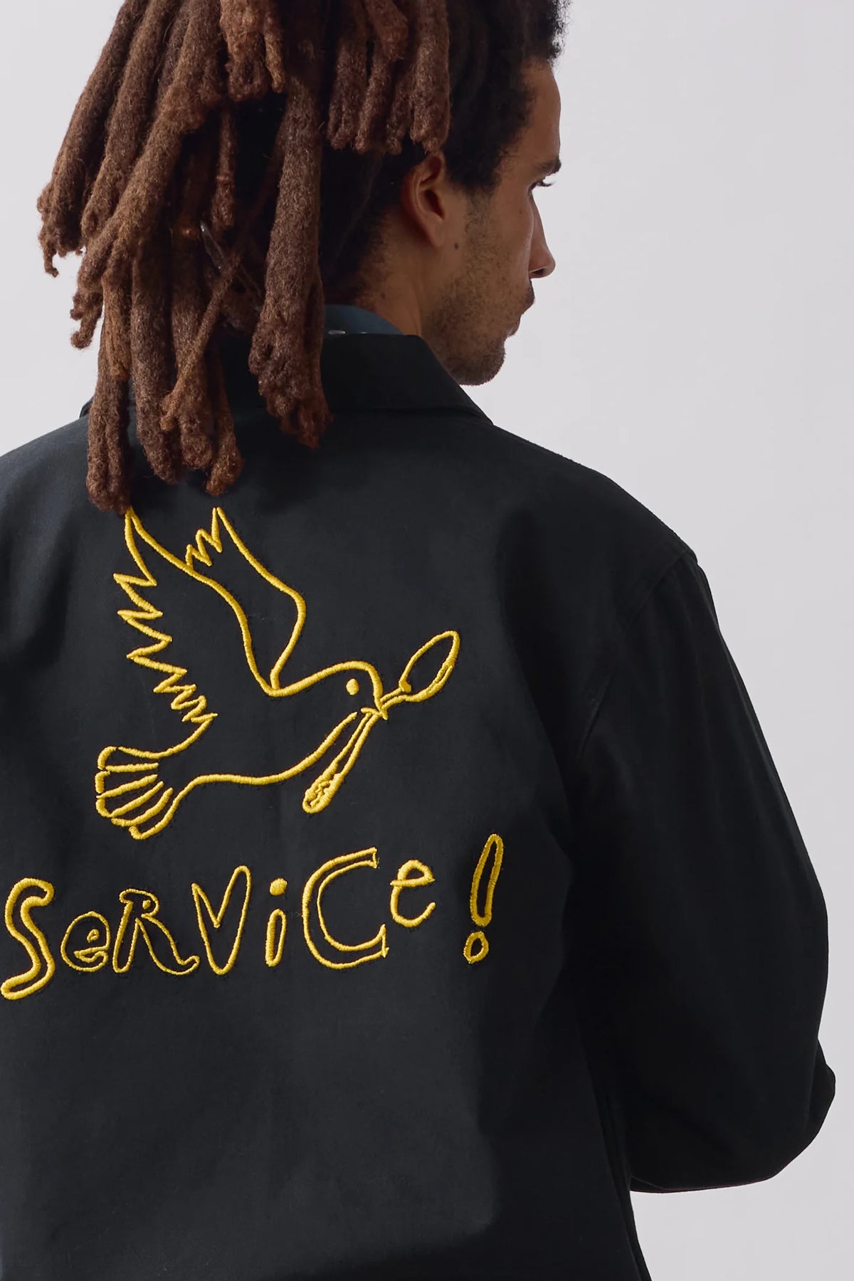 Service Works Dove Work Jacket - Black